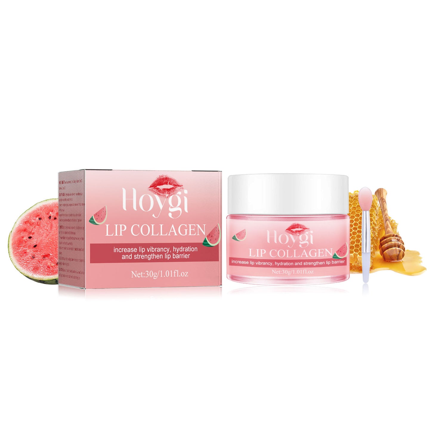 Watermelon Flavor Lip Balm Hydrating Freeze-dried Cracking