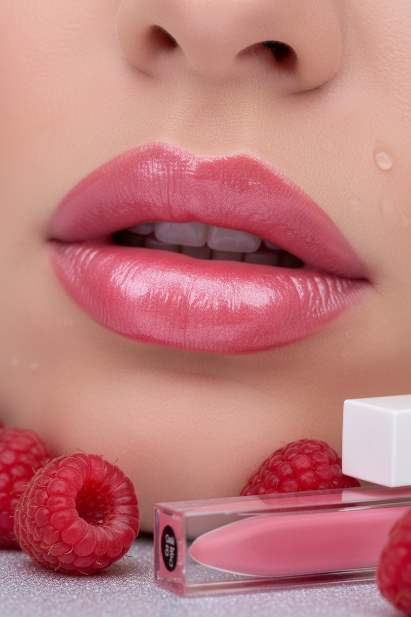 YOLELUX Gloss rose avec framboises